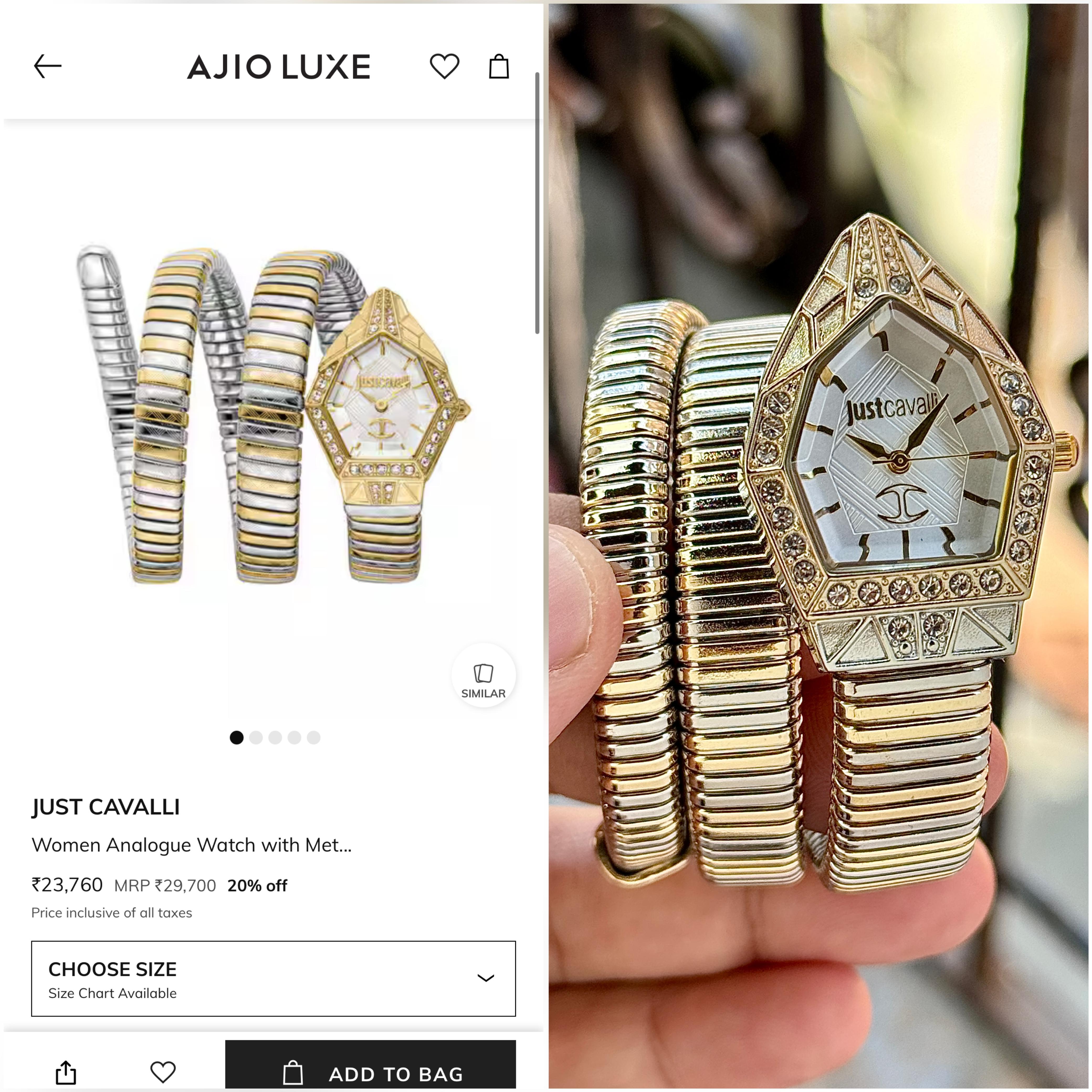 JUST CAVALLI SERPENTINE – THE ICON OF ITALIAN GLAMOUR